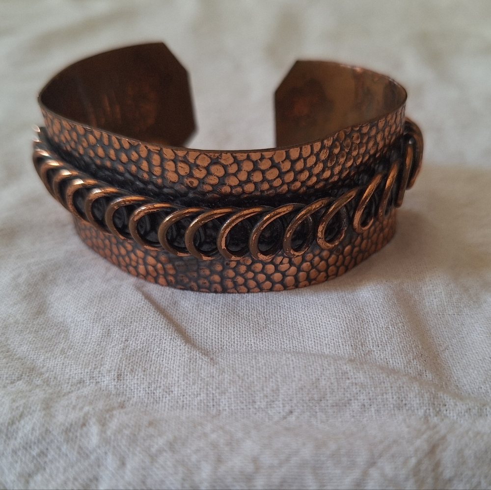 Copper cuff bracelet